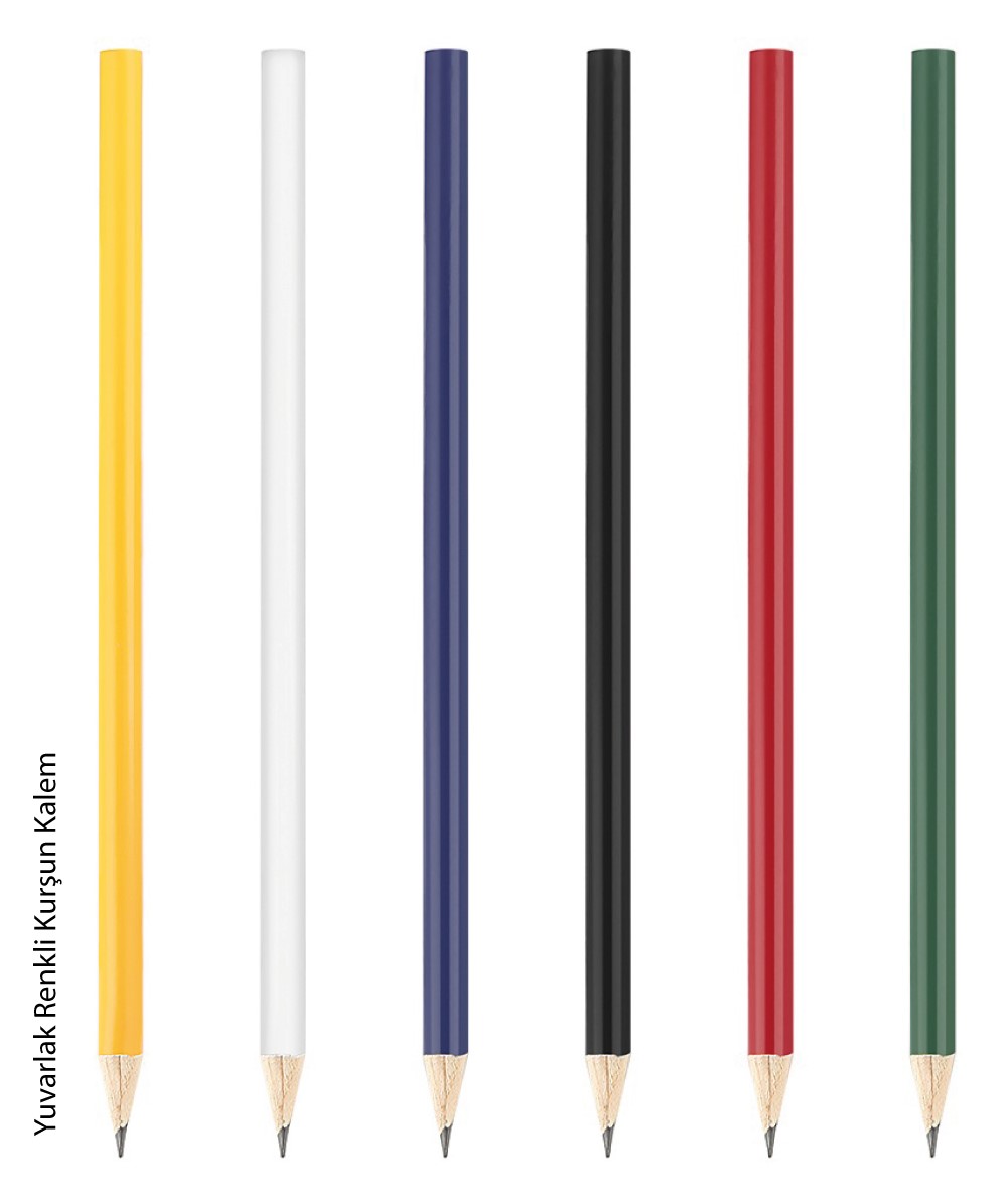 Yuvarlak Renkli Kurşun Kalem